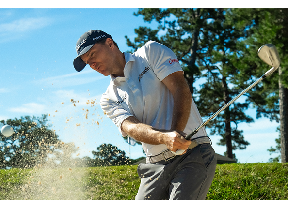 Russell Henley Wearing Pinnacle Financial Partners Logo Masters