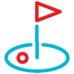 golf flag icon