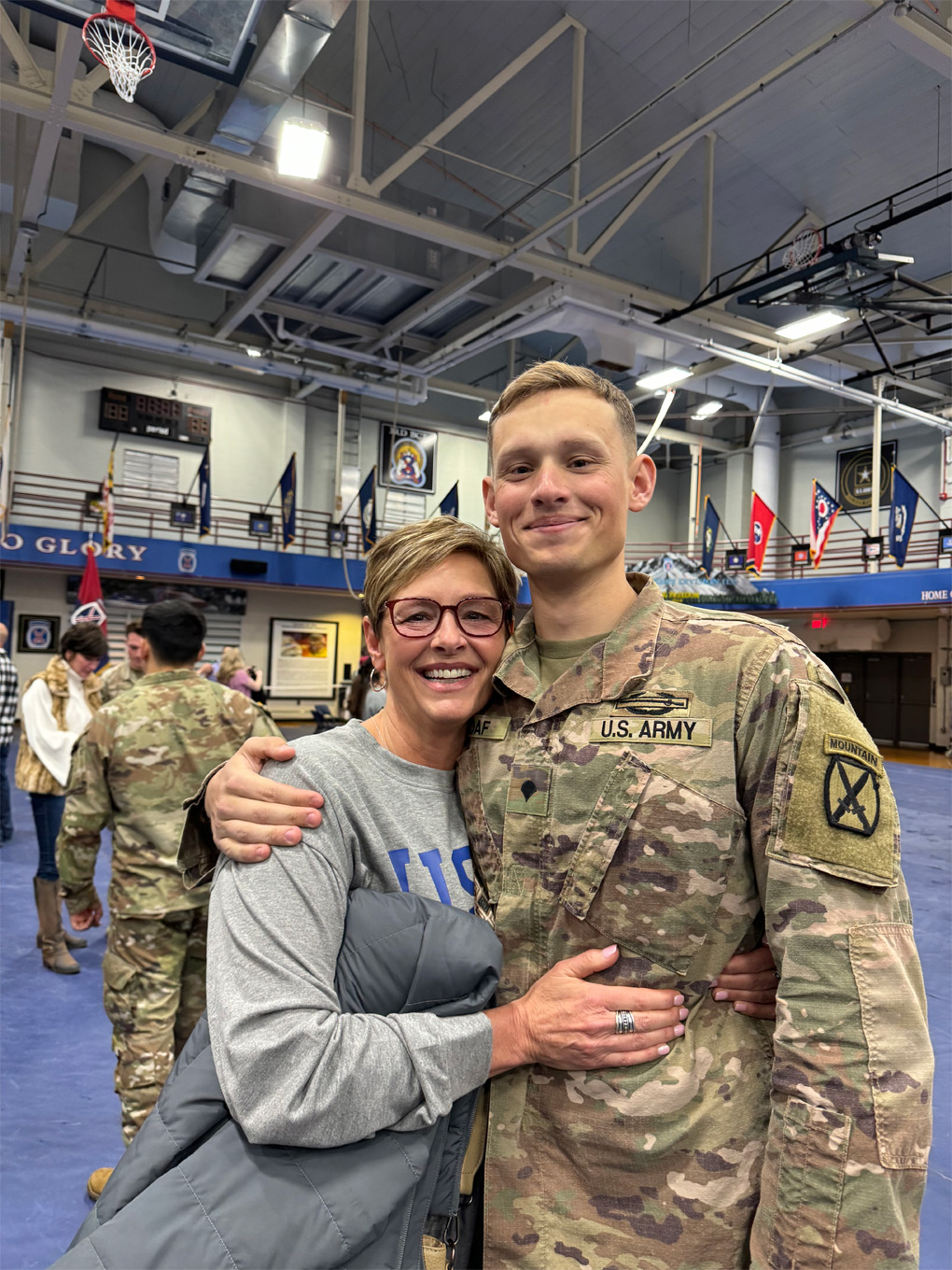 Mimi Harbeck and her son, Bradley