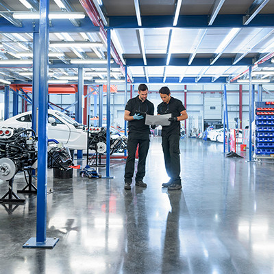 Corporate ensuring business runs smoothly